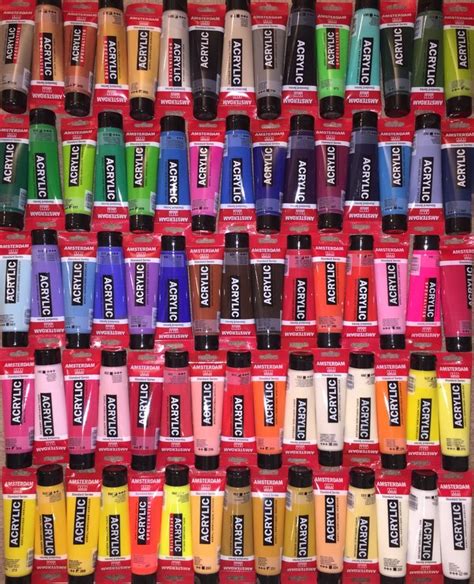 Acrylic Artists Paint Color Chart に対する画像結果