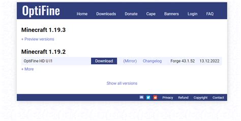 Image result for OptiFine Latest Version