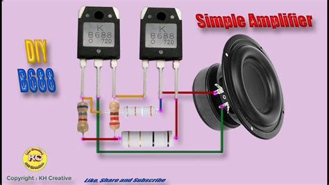 Image result for Single B688 Transistor Amplifier Circuit