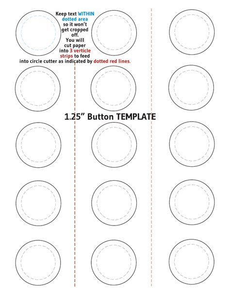Toradh íomhá ar 2.25 Inch Button Template