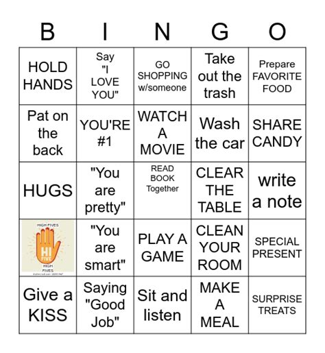 Toradh íomhá ar 5 Love Languages Hand Out