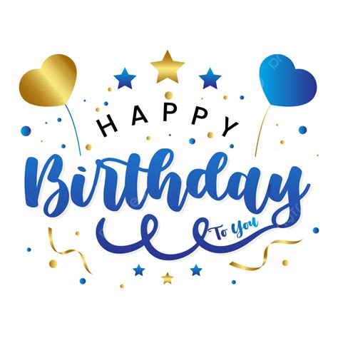 Afbeeldingsresultaten voor Happy Birthday PNG