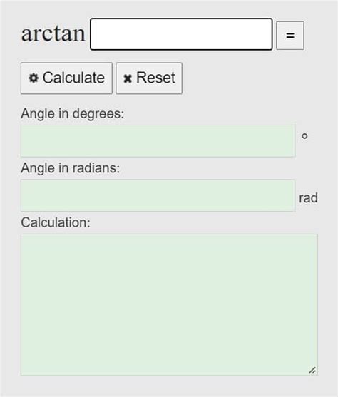 Image result for Inverse Tan On iPhone Calculator