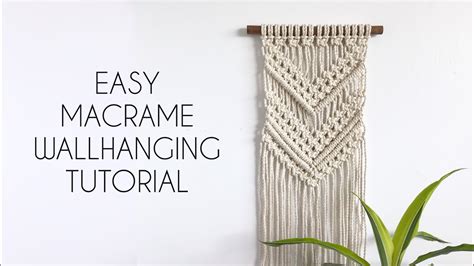 Image result for Simple Macrame Hanging Tutorial