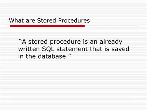 Image result for Stored Procedure Styled