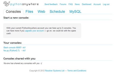Image result for Animiz PythonAnywhere
