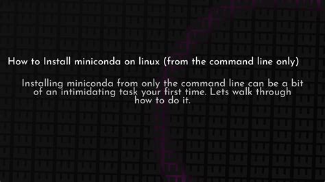 Image result for Install Miniconda