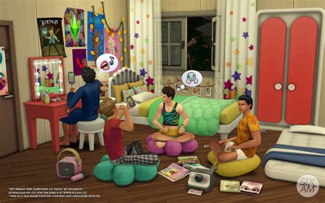 Afbeeldingsresultaten voor Sims 4 Sleep Over Event