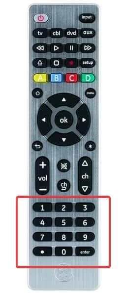 Toradh íomhá ar Which Button Is the via Dock Button On GE Universal Remote