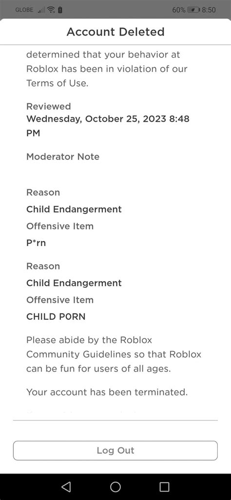 Image result for Roblox Ban Notification Prank