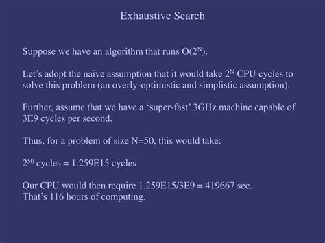 Toradh íomhá ar Exhaustive Search Algorithm