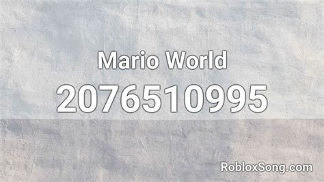 Image result for Roblox Picture ID Codes for Mario
