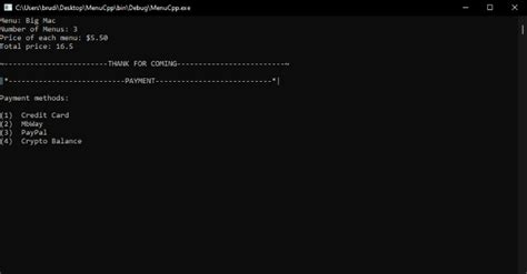 Image result for How to Code a Menu in C++