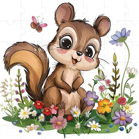 Cute Spring Animals Clip Art Midjourney Prompt | PromptBase