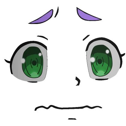 Image result for Anime Roblox Face Transparent Background