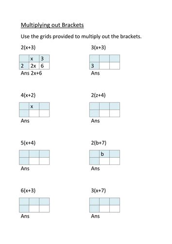 Multiplying Out Brackets に対する画像結果