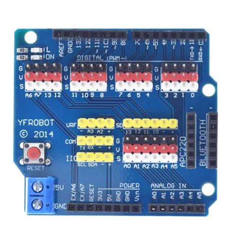 Afbeeldingsresultaten voor Arduino Uno Sensor Shield