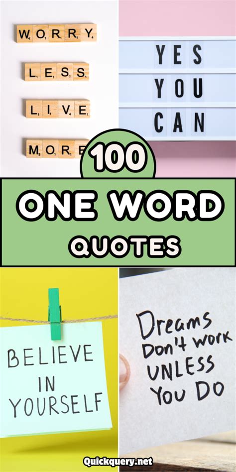 Afbeeldingsresultaten voor One Word Quotes for Girls