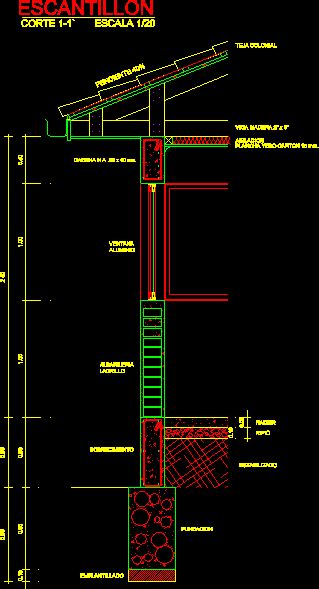Toradh íomhá ar AutoCAD Drawing Walls