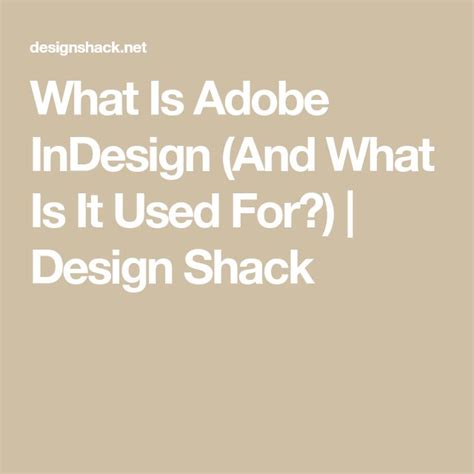 What Is Adobe InDesign Used For に対する画像結果