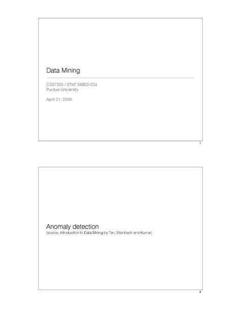 Image result for Anomaly Detection Slides Example