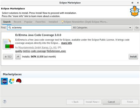 Toradh íomhá ar JUnit Code Coverage Eclipse