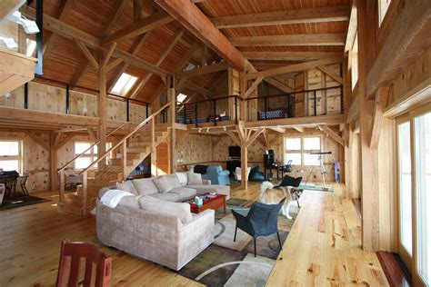 Afbeeldingsresultaten voor Timber Frame Barn Home Plans