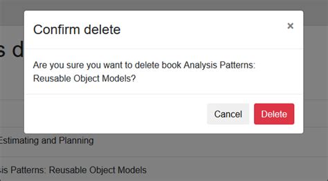 Image result for Delete Button Web Dialog