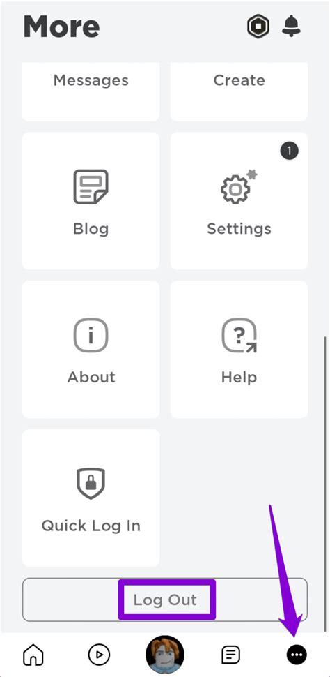 Afbeeldingsresultaten voor Log Out Roblox Account