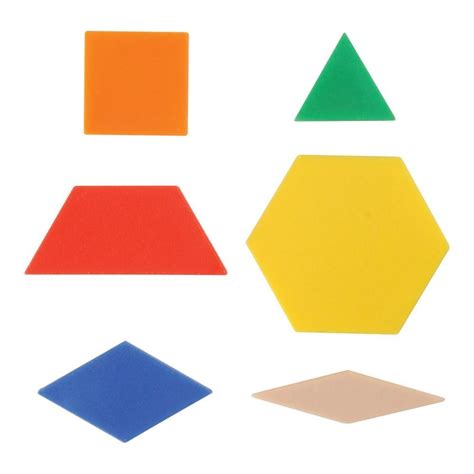 Toradh íomhá ar Pattern Block Shapes Set