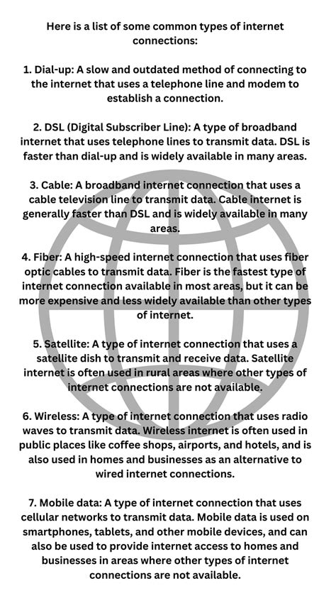 Image result for Types of Network Connections