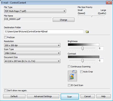 ControlCenter4 How to Scan Small に対する画像結果