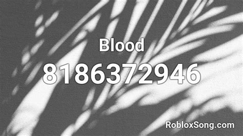 Image result for Blood Roblox ID Image