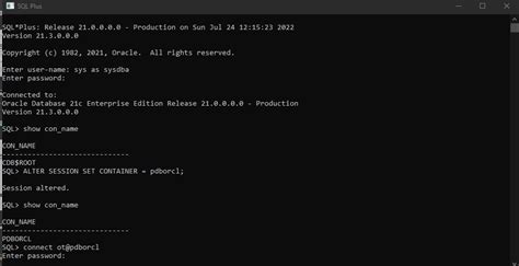 How to Connect as User in SQL Plus に対する画像結果