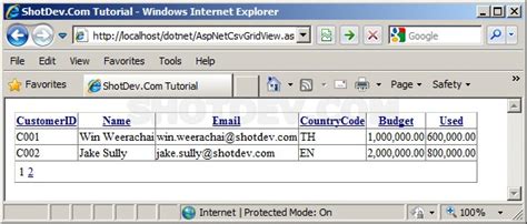 Toradh íomhá ar VB6 DataGrid