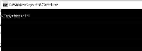 Clear Screen in Python Shell に対する画像結果