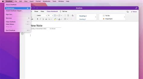 Toradh íomhá ar How to Enable OneNote in Outlook