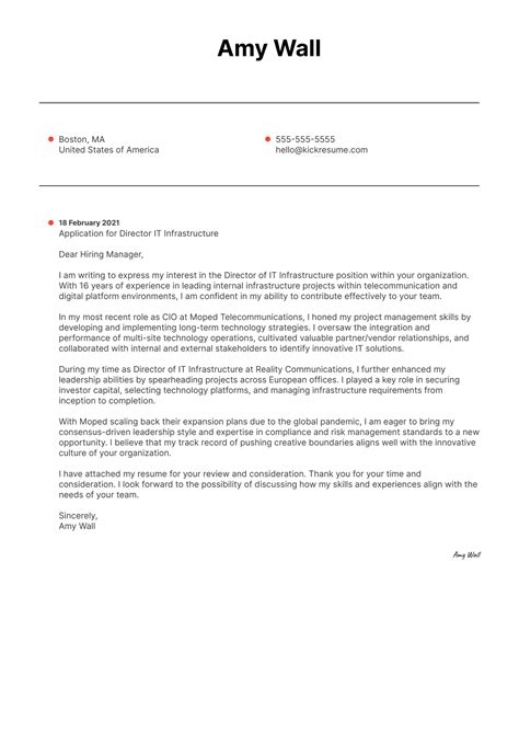 Image result for Director Cover Letter