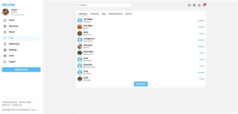 Toradh íomhá ar Social Network Code Laravel