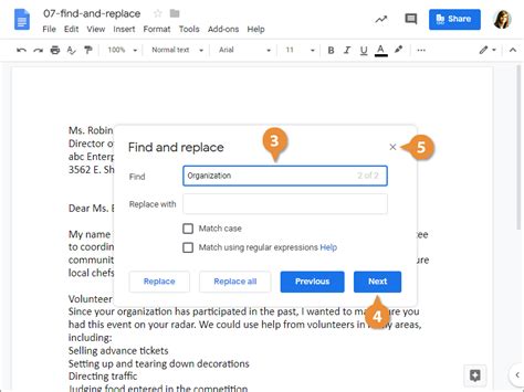 Image result for Find and Replace Docs