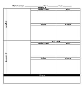 Image result for Math Guided Notes Template