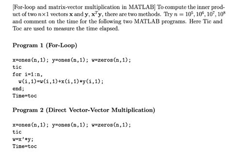 Image result for MATLAB Matrix Times Vector