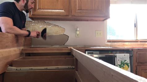 Image result for How to Remove Kitchen Countertop