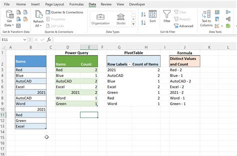 Toradh íomhá ar Excel Formula for Each Item in an Array