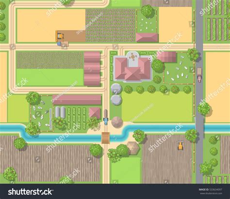 Toradh íomhá ar Mob Farm Top View