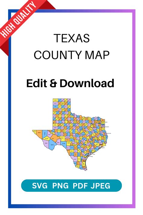 Image result for Editable Map with Texas Counties