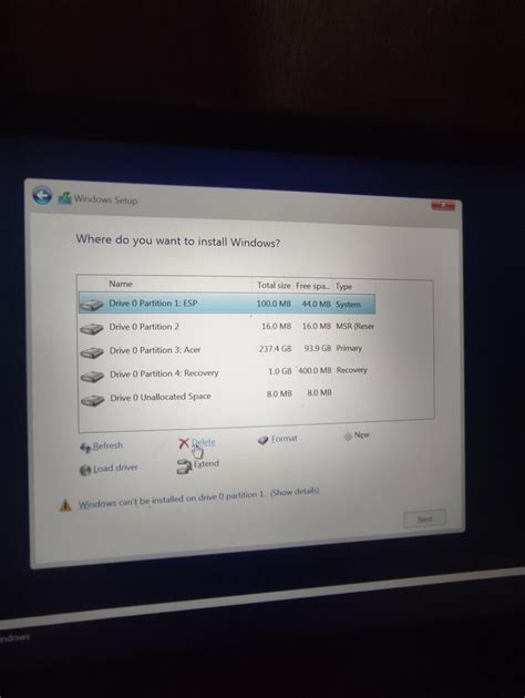 Image result for Windows Reinstall What Partition
