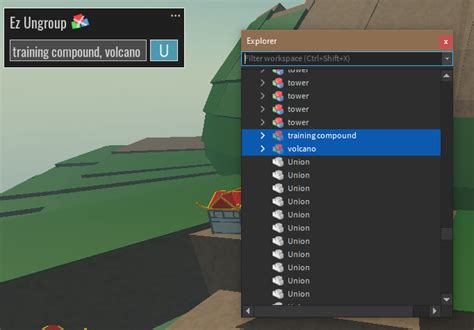 Toradh íomhá ar How Do You Ungroup Blocks in Roblox Studio