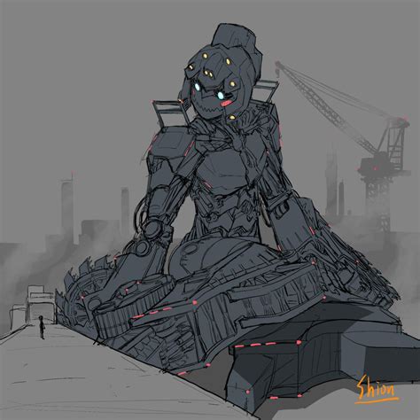 Toradh íomhá ar Giant Robot Girl
