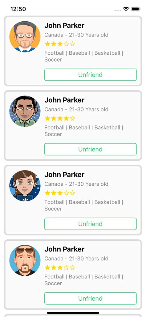 Image result for React Native List UI